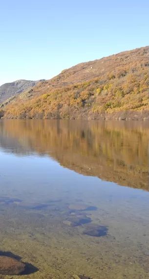 Vista del Lago de Sanabria panorámica